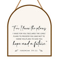 Jeremiah 29:11 Scripture Wall Art – Christian Home Décor Gift