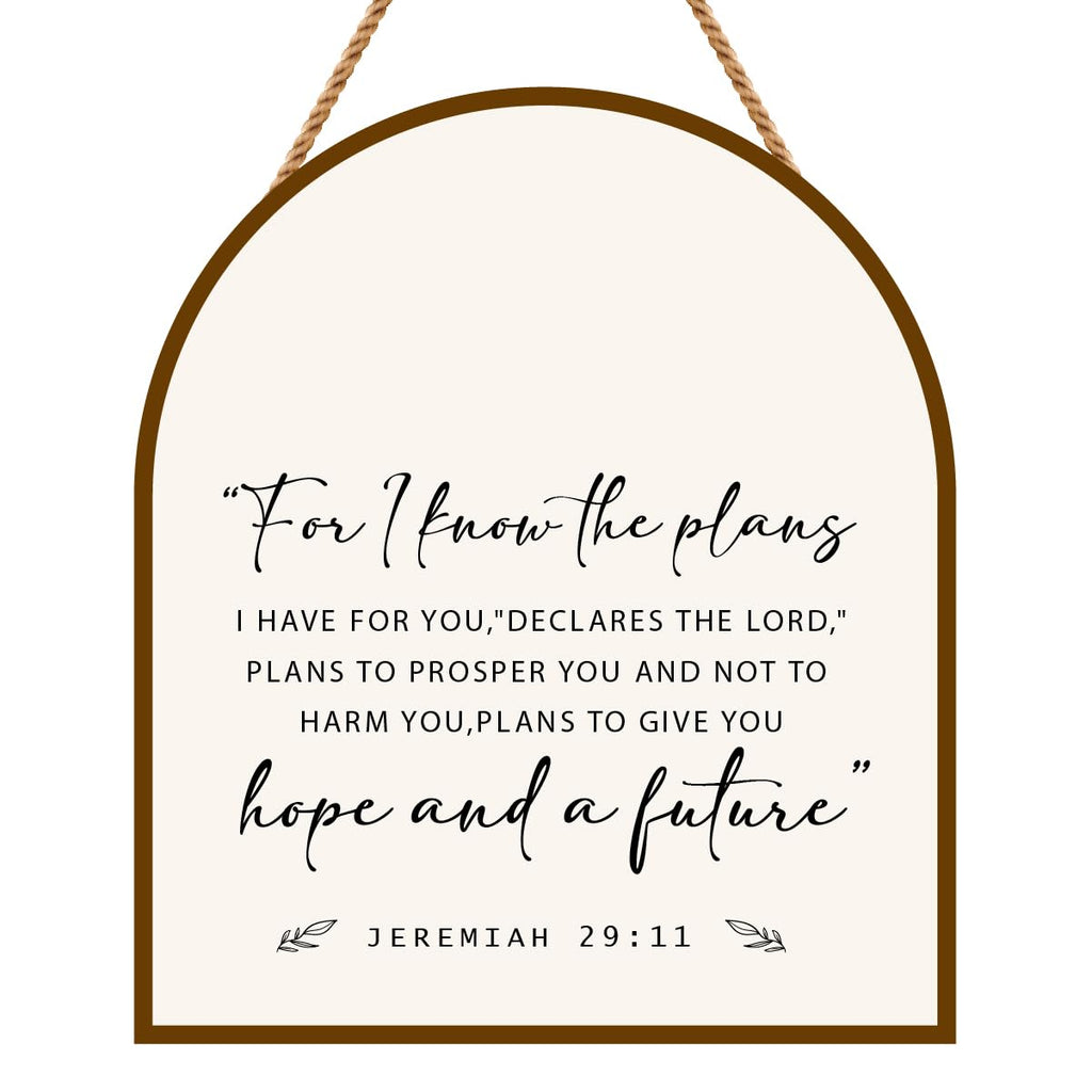 Jeremiah 29:11 Scripture Wall Art – Christian Home Décor Gift